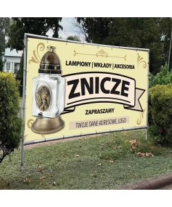 Baner znicze chryzantemy nr 1