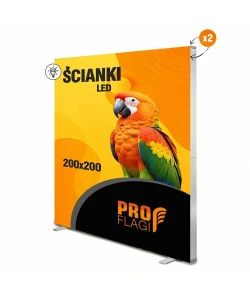 LED BOX sienelė 200x200cm