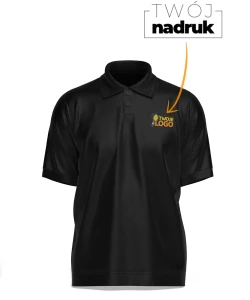Koszulka polo męska z nadrukiem