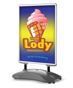 Venkovní reklamní plakát na zmrzlinu č. 1