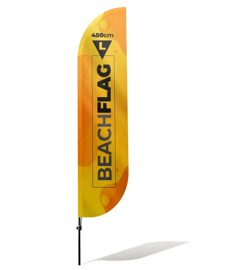 Felhúzó L 450 cm Zászló Vitorla Beachflag - PROflagi
