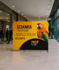 Ścianka tekstylna PROSTA 300x230cm