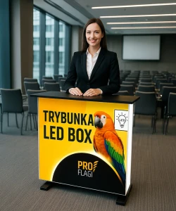 Trybunka podświetlana LED BOX
