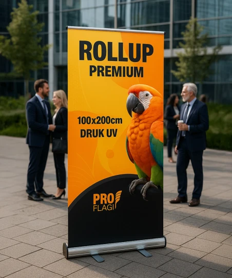 Rollup roll-up z nadrukiem