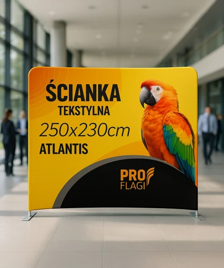 Ścianka prosta 250x230cm