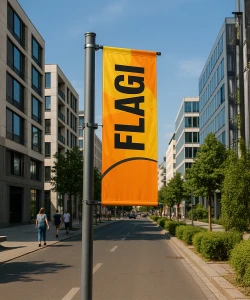 Street flags for flagpoles