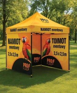 Advertising tent 2.5 x 2.5m with printing