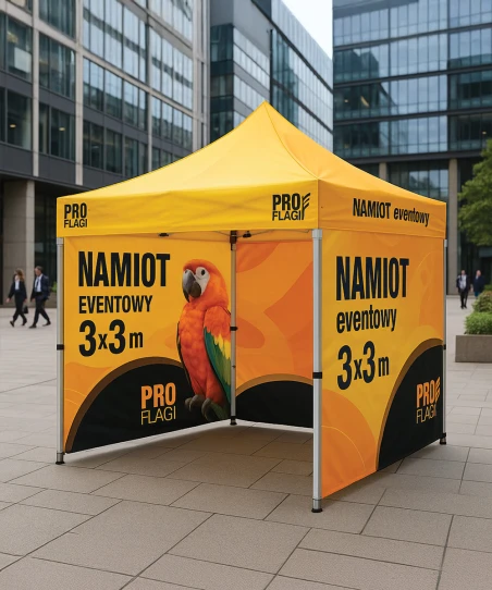 Namiot Reklamowy z Nadrukiem Profesjonalna Prezentacja firmy