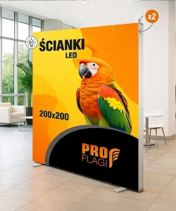LED BOX Wand 200x200cm