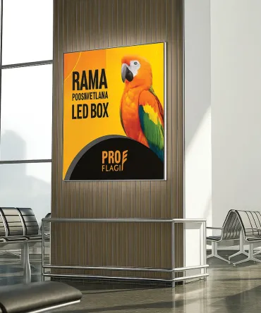 Osvětlený rám LED BOX™ 91,5 x 91,5 cm - PROflagi