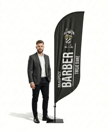 Fryzjer 2  Beachflag Winder Flaga - lifestyle 2