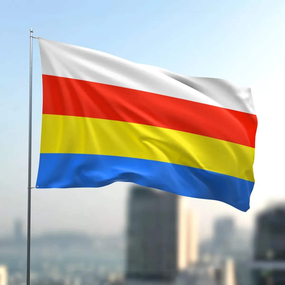 Regionalflagge Podlaskie – nach Maß – Produktbild