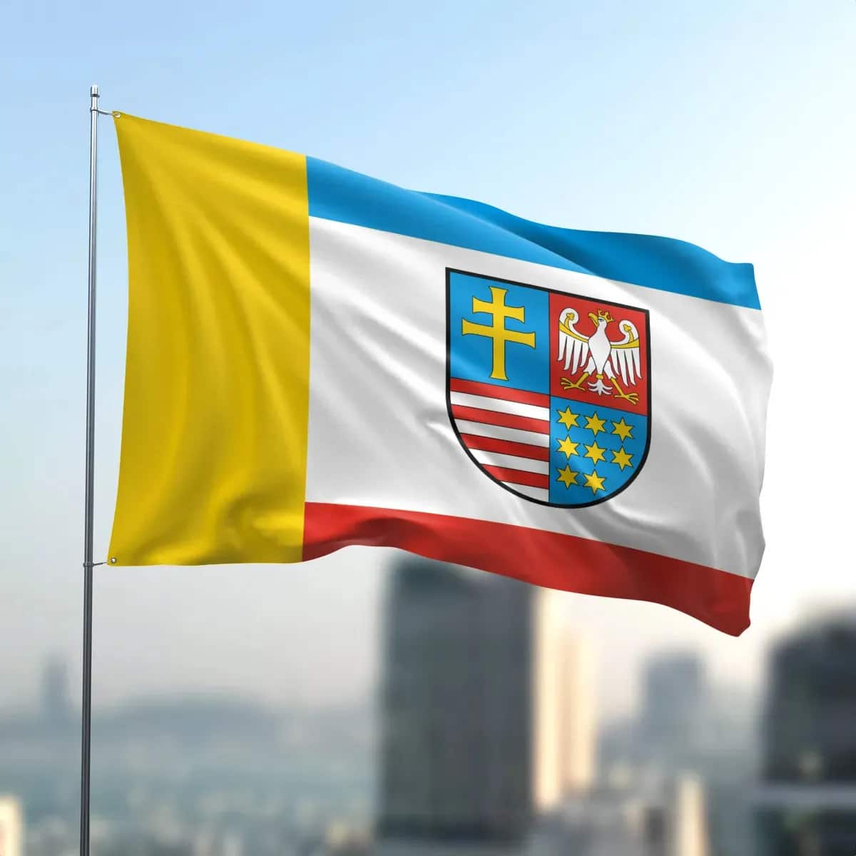 Regionalflagge Świętokrzyskie – nach Maß – Produktbild