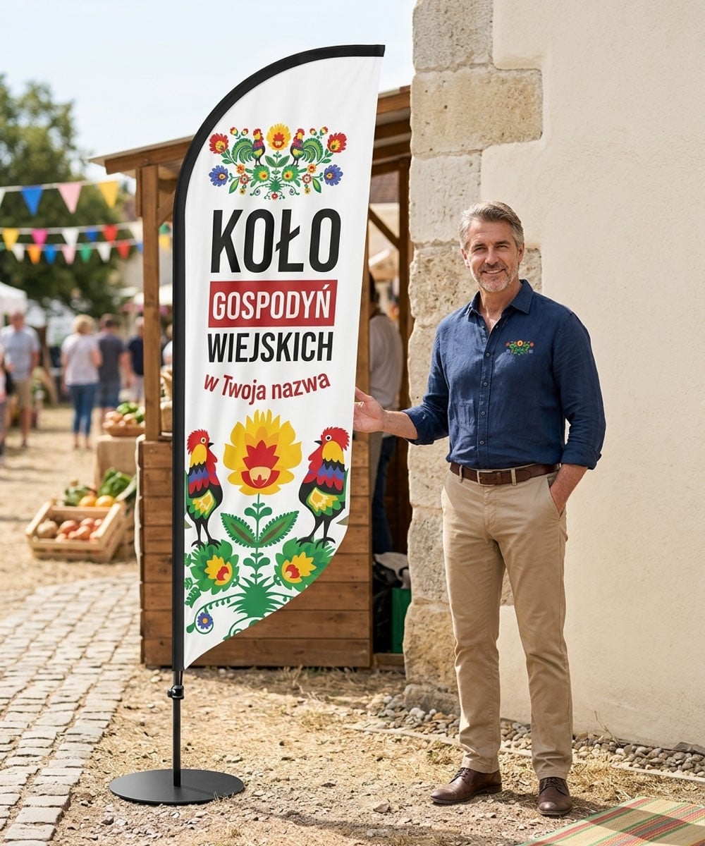 Venkovský kruh Vlajka reklama KGW č. 2