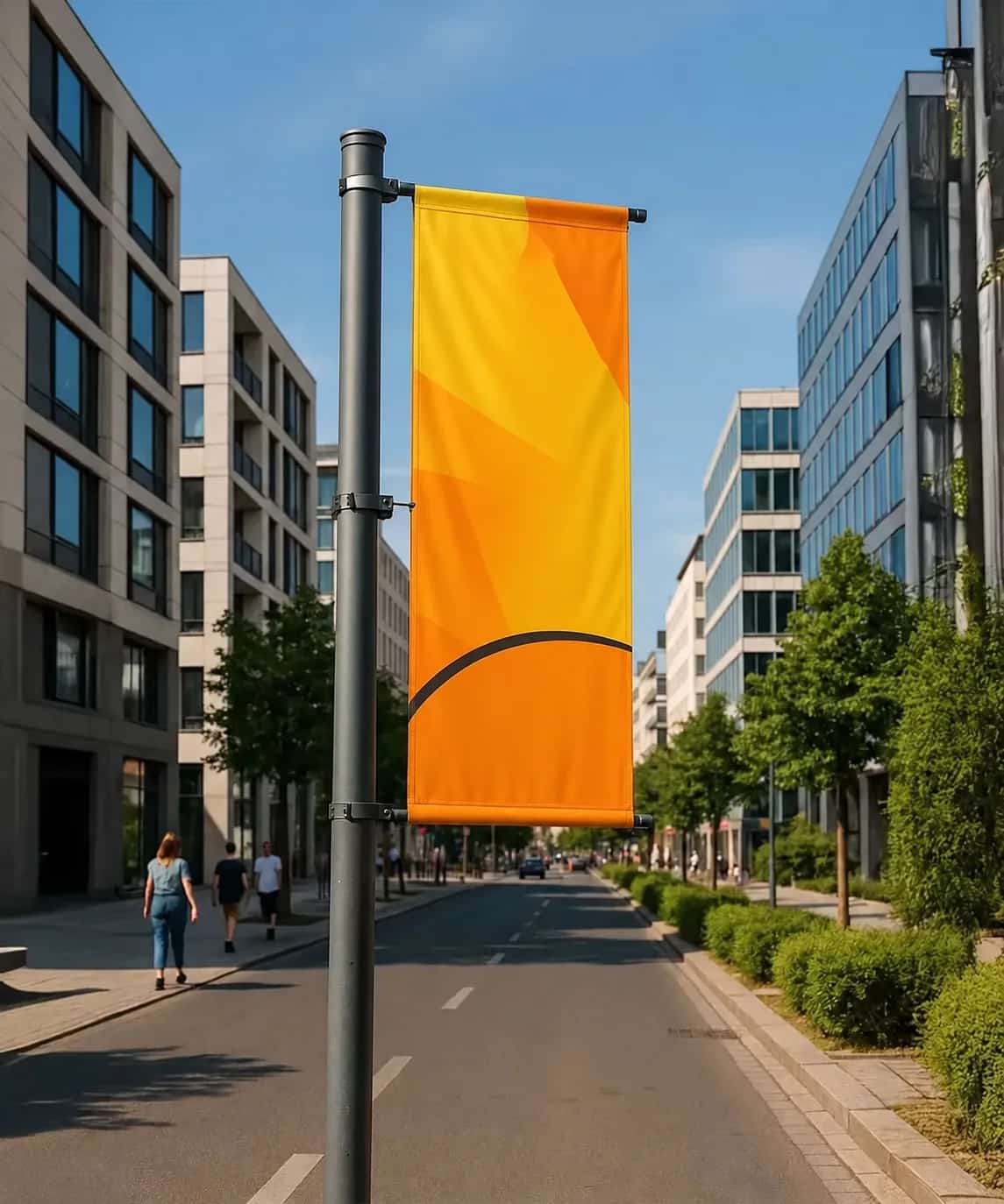 Nagyméretű utcai zászló XL zászlórúdhoz – Termékkép