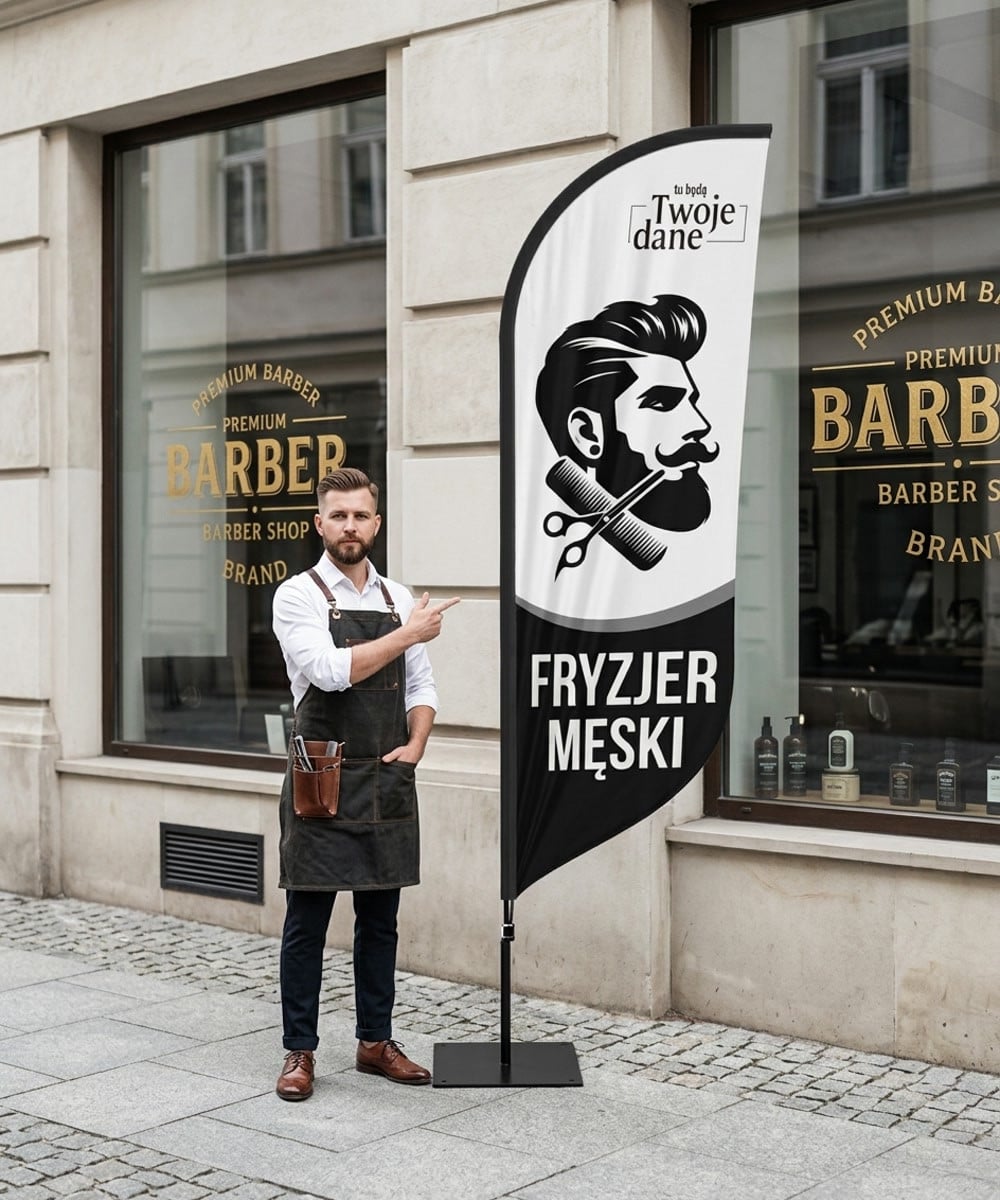 Winder Barber Style Nr. 21 - Strandflagge