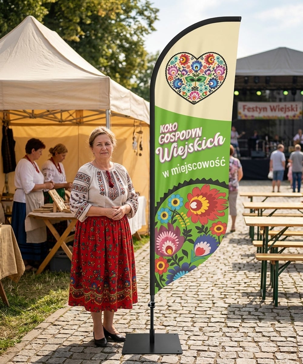 Venkovský kruh Vlajka reklama KGW č. 4