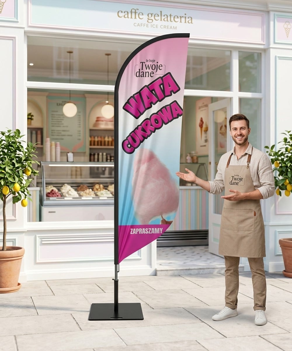 Eiscreme Nr. 37 Beachflag Winder Flag