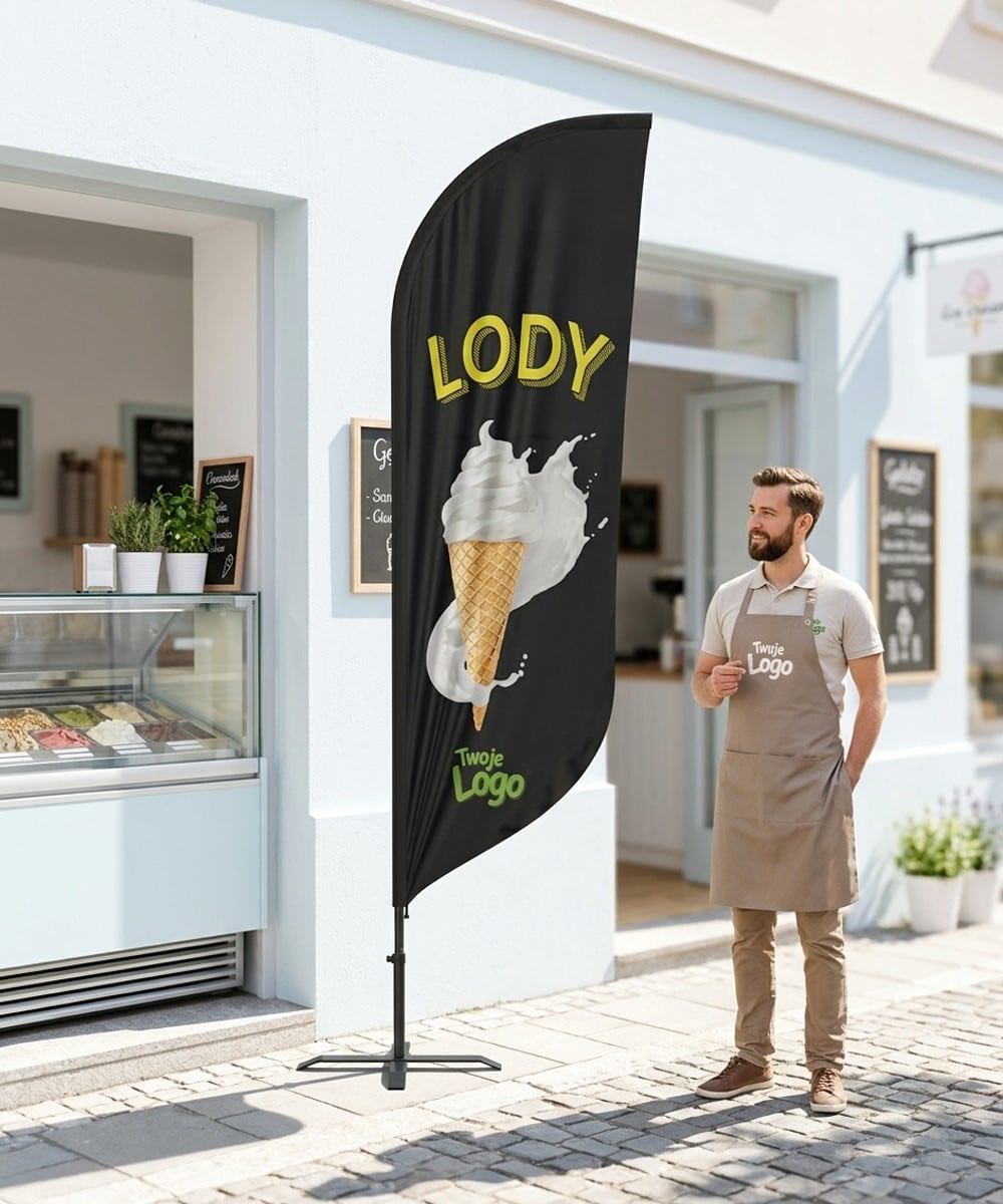 Lody nr 39 Beachflag Winder Flaga