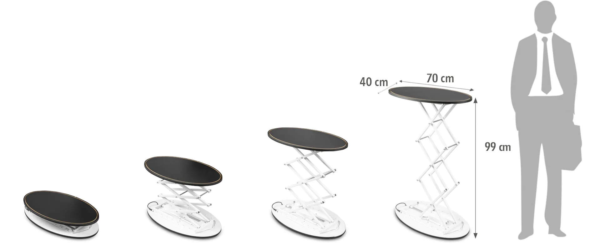 Trybunka Preston Owal Automatic – wizualizacja