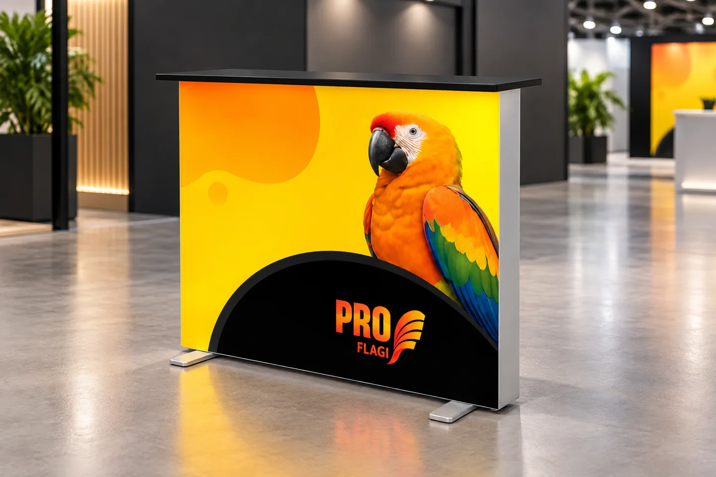 LED BOX beleuchtete Messetheke